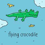 Крокодил полетел